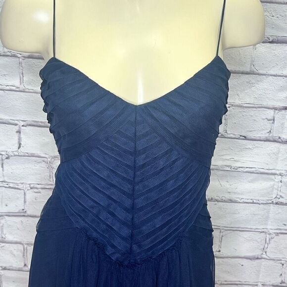 Vera Wang Womens tulle Sleeveless Sheath Midi Dress Size 4 - Picture 3 of 7